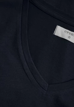 Cream Femme NAIA T Shirt Basique Royal Navy Blue -Cream Soldes Boutique f0b0ac5e7c3141eea72d1206383a2e5b