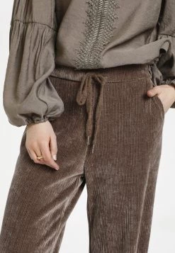 Cream CRRIE PANT Pantalon Classique Pine Bark Femme -Cream Soldes Boutique f118b3bbe12640de894a34909228df05