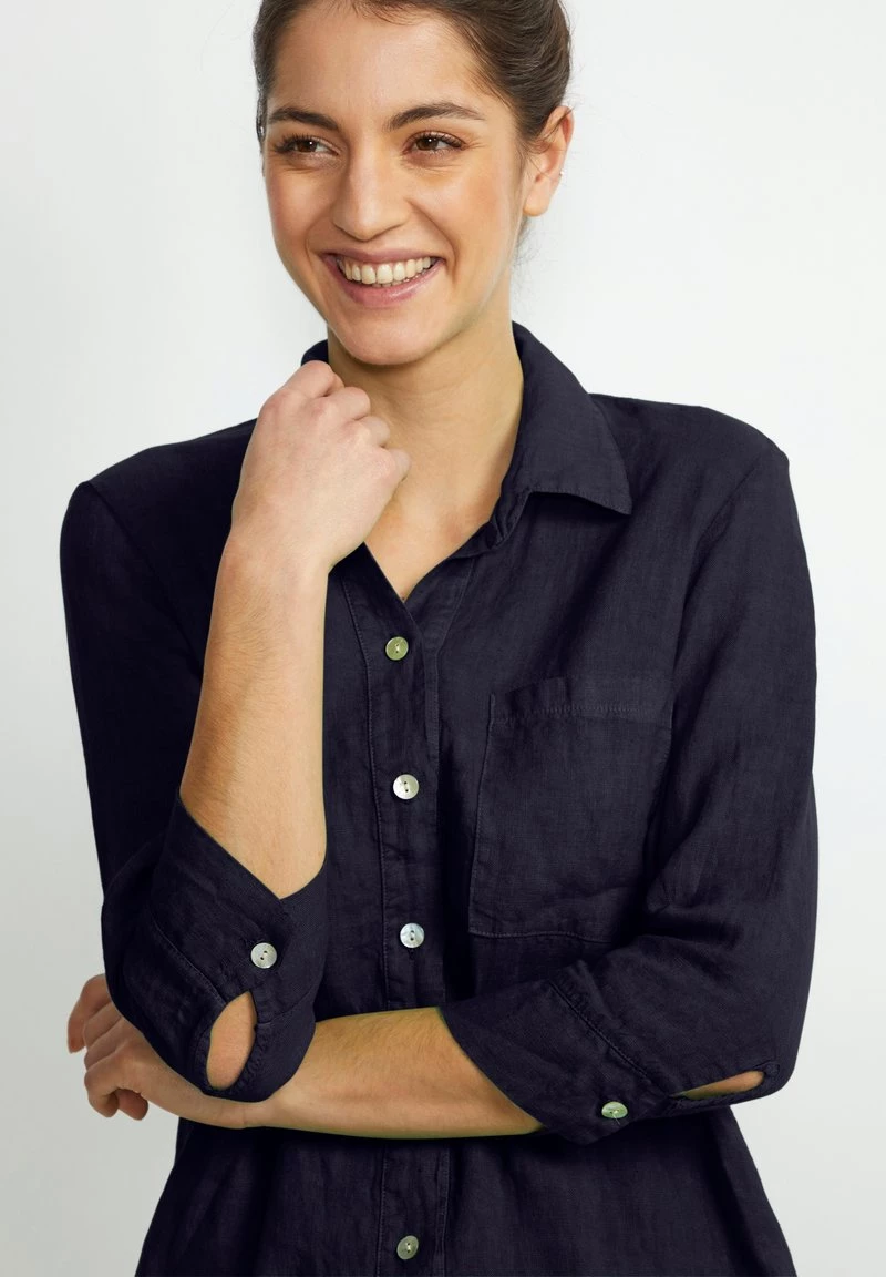 Cream CRBELLIS Chemisier Blue Marine 3 Cream CRBELLIS Chemisier Blue Marine – Image 3