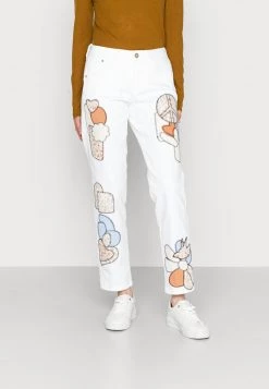 Cream CRRINO ANKL JEANS COCO FIT Jean Droit Snow White Femme