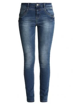 Cream Femme AMALIE SHAPE Jean Slim Rich Blue Denim -Cream Soldes Boutique f1d77f98c30442ccb7f6bff7549ae5aa