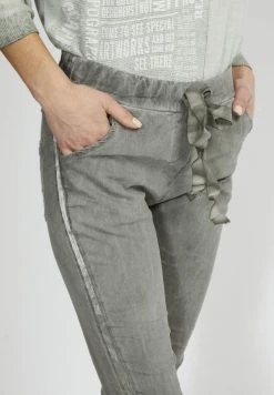 Cream Femme CRTULIN Pantalon Classique Khaki -Cream Soldes Boutique f34199c6b5fd4450aac432ee0adac393