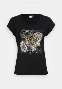Cream Femme FREDRIKKA T Shirt Imprimé Pitch Black -Cream Soldes Boutique f4eabdb198a04040b66f37cb597cc01a