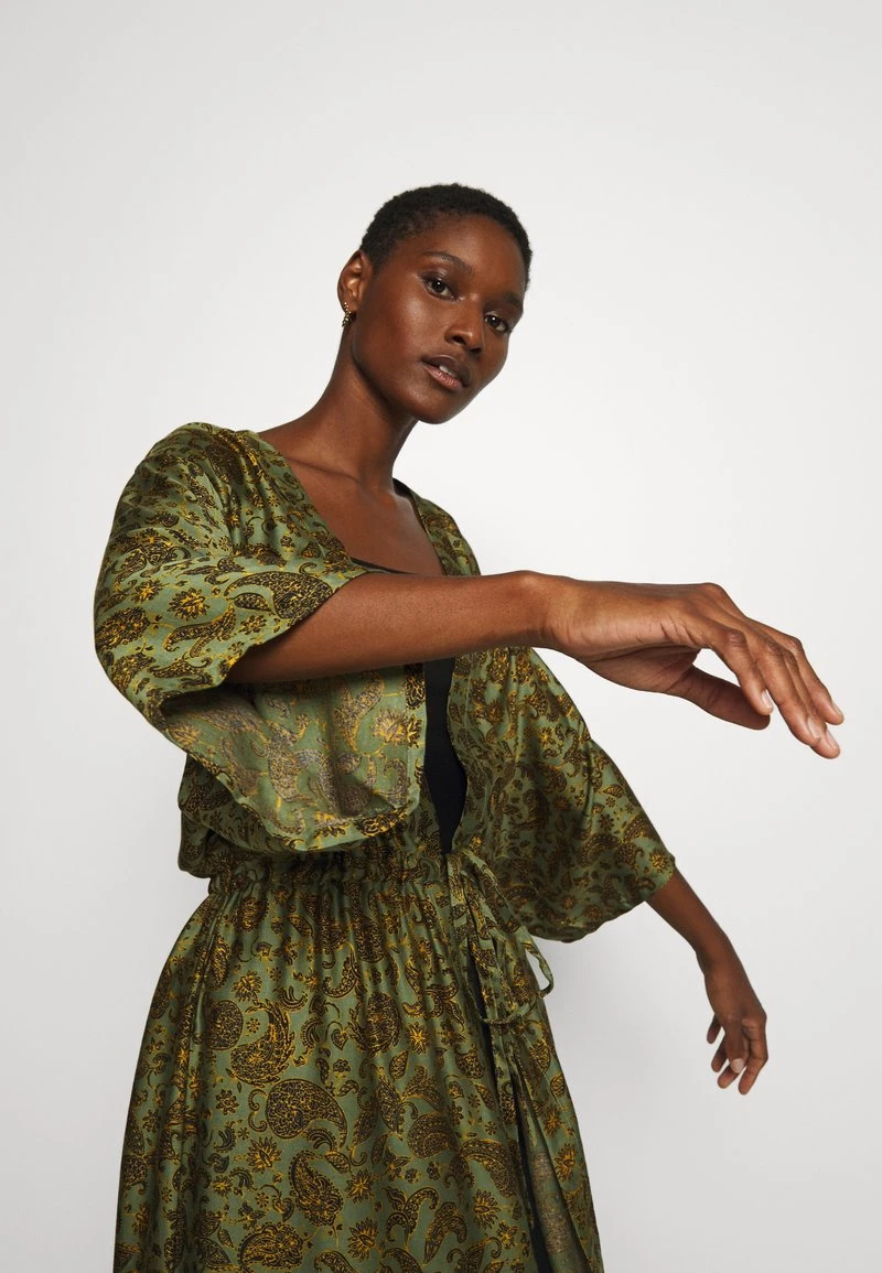 Cream EMMELIACR KIMONO Veste Légère Khaki 4 Cream EMMELIACR KIMONO Veste Légère Khaki – Image 4