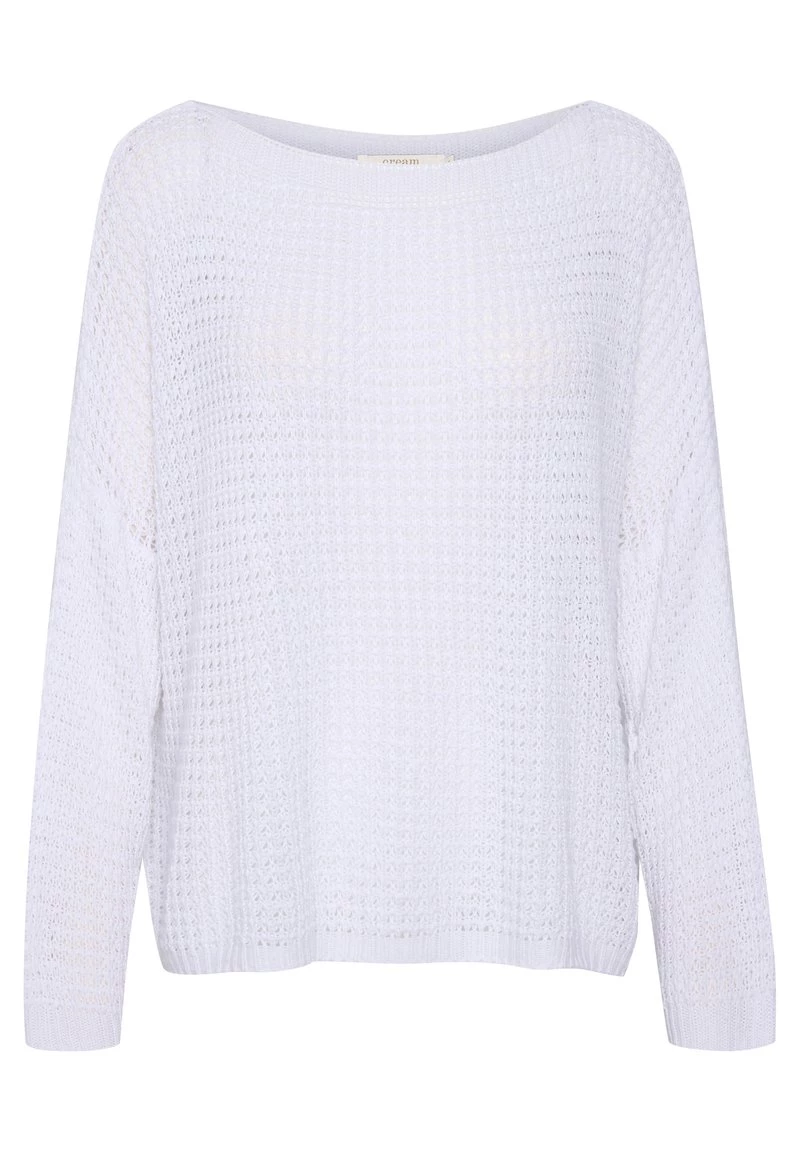 Cream CRHANNIT Pullover Snow White 5 Cream CRHANNIT Pullover Snow White – Image 5