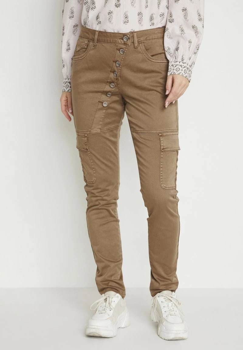 Cream CROLINA Pantalon Cargo Otter Femme 1 Cream CROLINA Pantalon Cargo Otter Femme