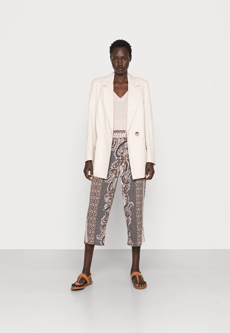 Cream Femme PRINTA CULOTTE PANT Pantalon Classique Brown 2 Cream Femme PRINTA CULOTTE PANT Pantalon Classique Brown – Image 2