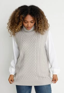 Cream Pullover Silver Cloud