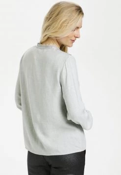 Cream Blouse Light Grey Melange 8 Cream Blouse Light Grey Melange -Cream Soldes Boutique fe85a1c67ec84100b9630b340324a789