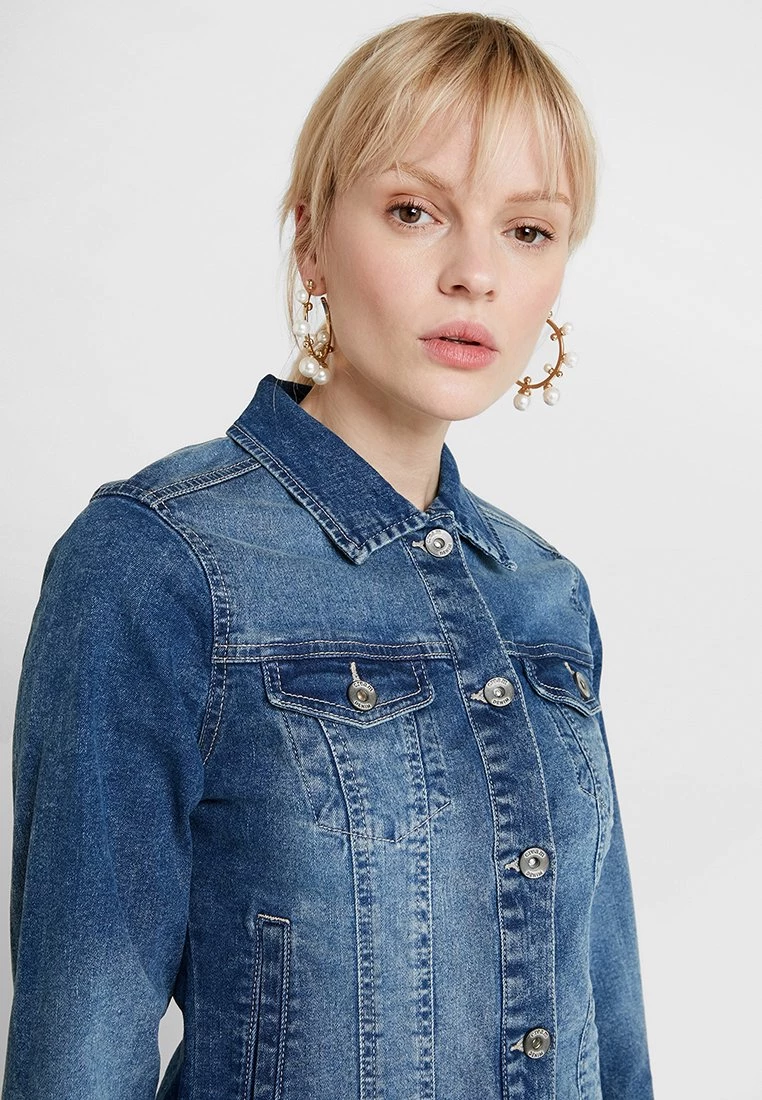Cream Femme Veste En Jean Rich Blue Denim 4 Cream Femme Veste En Jean Rich Blue Denim – Image 4