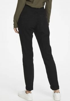 Cream LOTTECR COCO FIT BCI Jean Slim Pitch Black -Cream Soldes Boutique ff016dbc7fd9410e95a0c55796e2f256