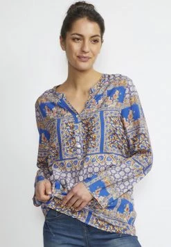 Cream CRALORA Blouse Blue Paisly Femme